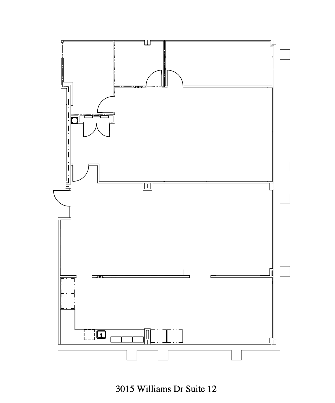 3015 Williams Dr, Fairfax, VA en alquiler Plano de la planta- Imagen 1 de 1