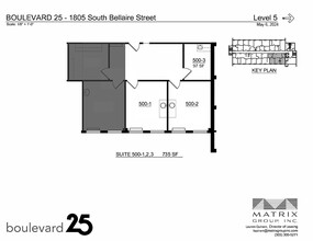 1805 S Bellaire St, Denver, CO en alquiler Plano de la planta- Imagen 2 de 2