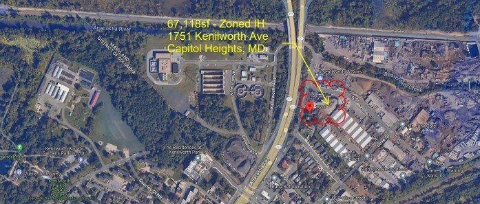 1751 Kenilworth ave, Capitol Heights, MD en venta Vista aérea- Imagen 1 de 2