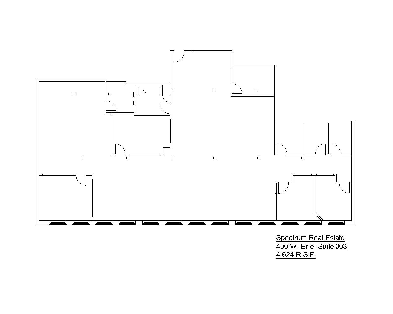 400 W Erie St, Chicago, IL en alquiler Plano de la planta- Imagen 1 de 1