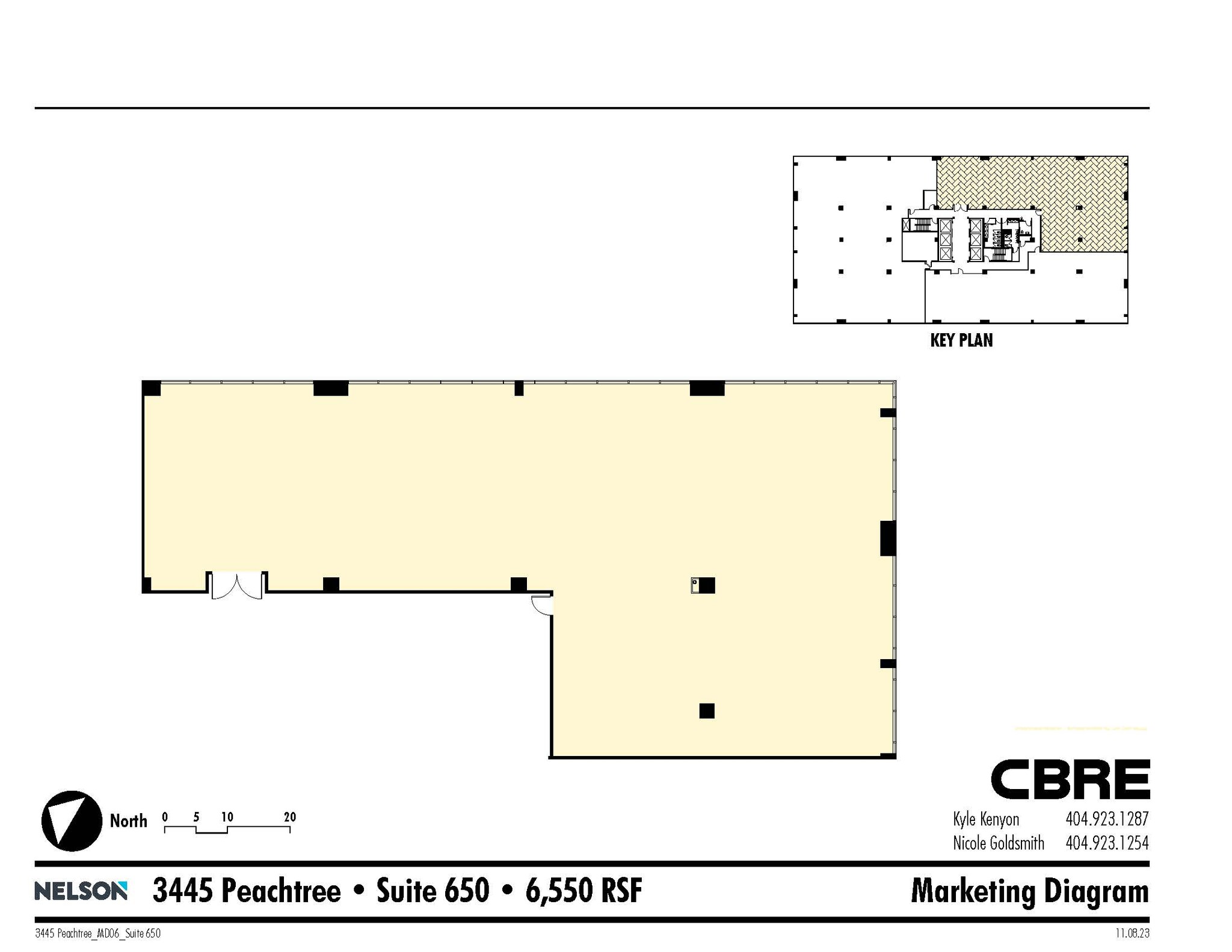 3445 Peachtree Rd NE, Atlanta, GA en alquiler Plano de la planta- Imagen 1 de 1