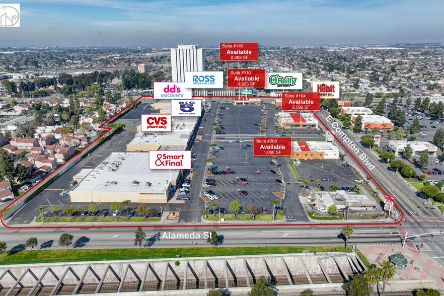 104-290 E Compton Blvd, Compton, CA en alquiler - Foto del edificio - Imagen 2 de 4