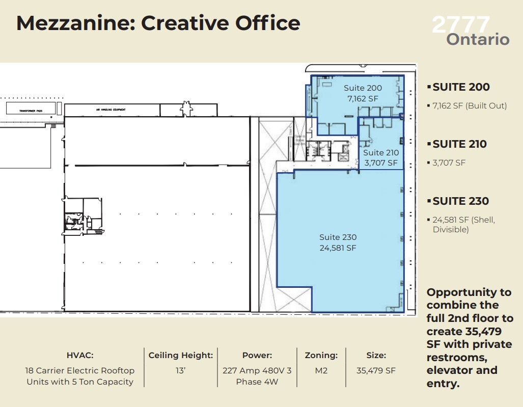 2777 N Ontario St, Burbank, CA en alquiler Plano de la planta- Imagen 1 de 9