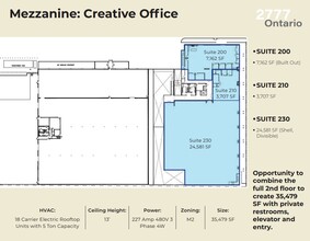 2777 N Ontario St, Burbank, CA en alquiler Plano de la planta- Imagen 1 de 9