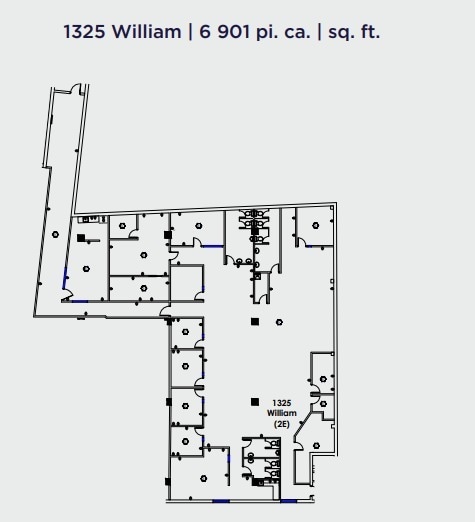 1320-1390 Rue Barré, Montréal, QC en alquiler Plano de la planta- Imagen 1 de 1
