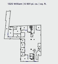 1320-1390 Rue Barré, Montréal, QC en alquiler Plano de la planta- Imagen 1 de 1