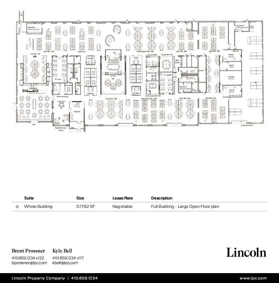 7941 Corporate Dr, Baltimore, MD en alquiler Plano de la planta- Imagen 1 de 1