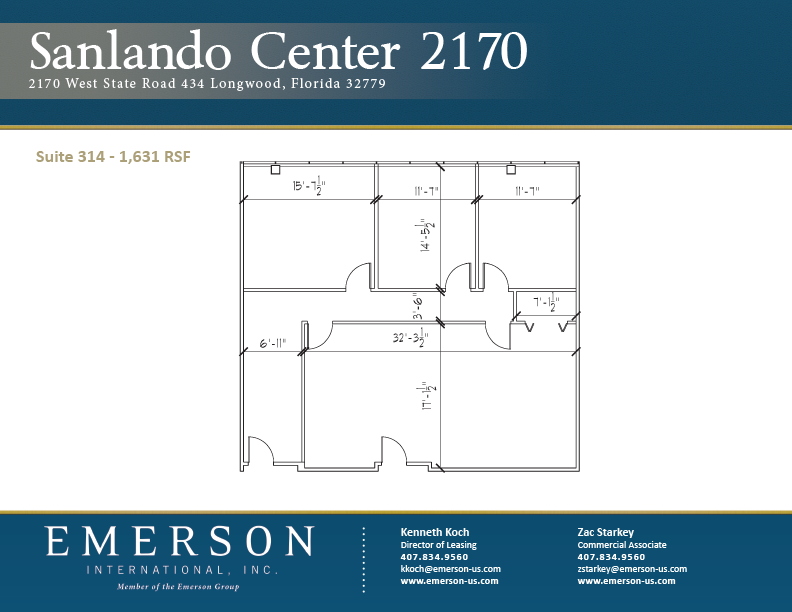 2170 W State Road 434, Longwood, FL en alquiler Plano de la planta- Imagen 1 de 1