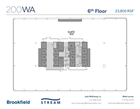 200 W Adams St, Chicago, IL en alquiler Plano de la planta- Imagen 1 de 1