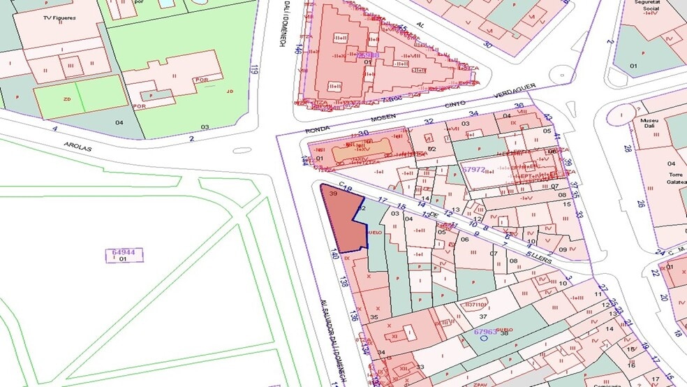 Terreno en Figueres, Gerona en venta - Plano del sitio - Imagen 2 de 3