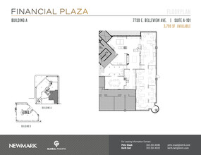 7730 E Belleview Ave, Greenwood Village, CO en alquiler Plano de la planta- Imagen 1 de 2