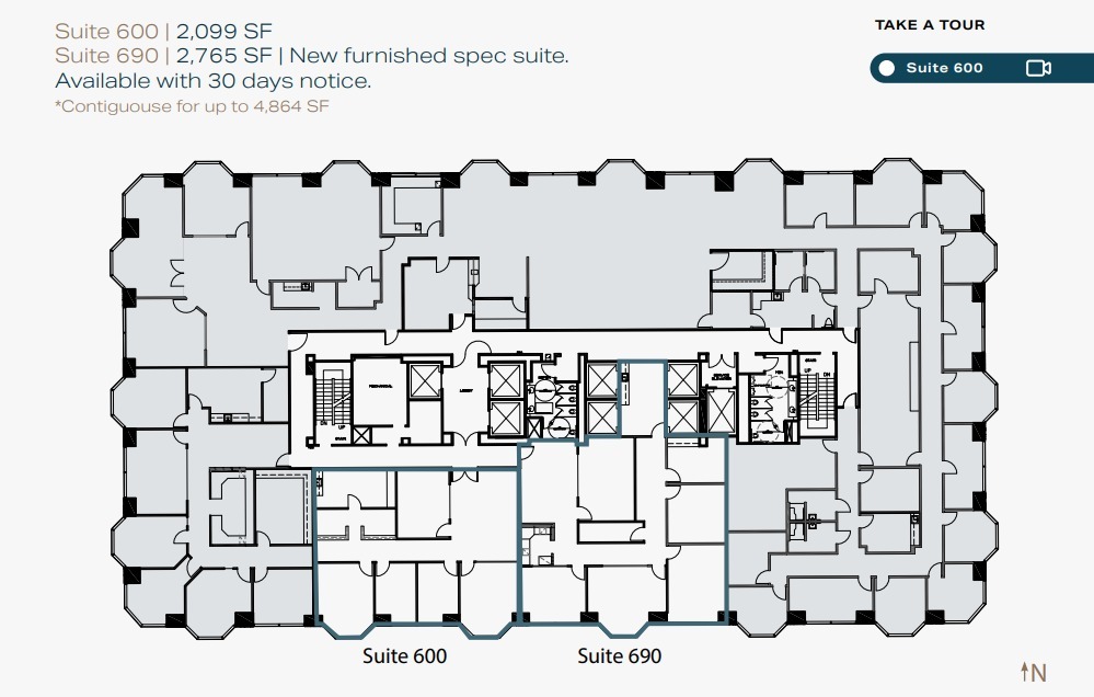 550 W C St, San Diego, CA en alquiler Plano de la planta- Imagen 1 de 1