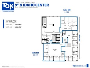 225 N 9th St, Boise, ID en alquiler Plano de la planta- Imagen 1 de 1