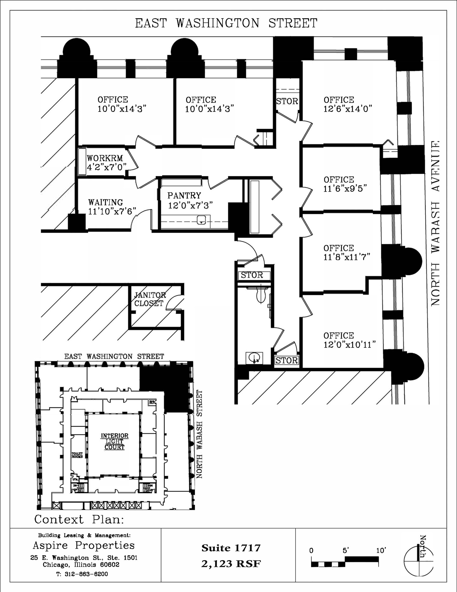 25 E Washington St, Chicago, IL en alquiler Plano del sitio- Imagen 1 de 1