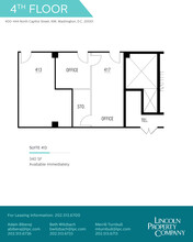 400-444 N Capitol St NW, Washington, DC en alquiler Plano de la planta- Imagen 1 de 1