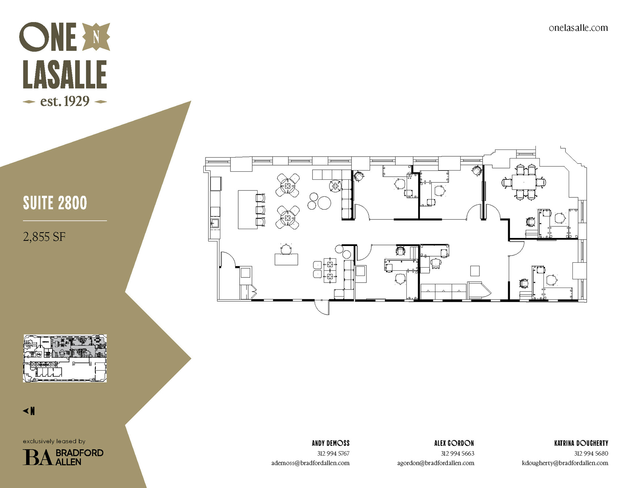 1 N La Salle St, Chicago, IL en alquiler Plano de la planta- Imagen 1 de 15