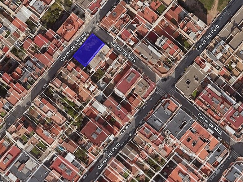 Carrer de Génova, 50, Santa Coloma de Gramenet, Barcelona en venta - Plano de solar - Imagen 3 de 3