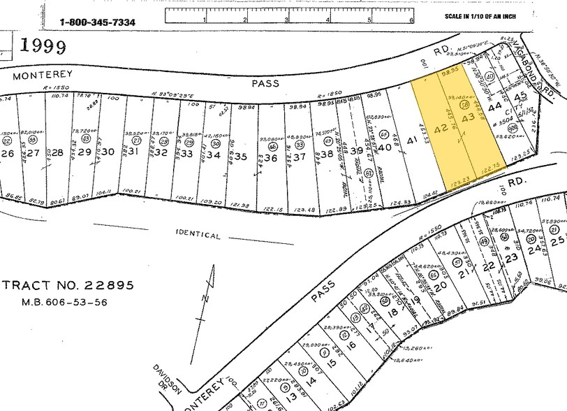 708-710 Monterey Pass Rd, Monterey Park, CA en venta - Plano de solar - Imagen 2 de 8