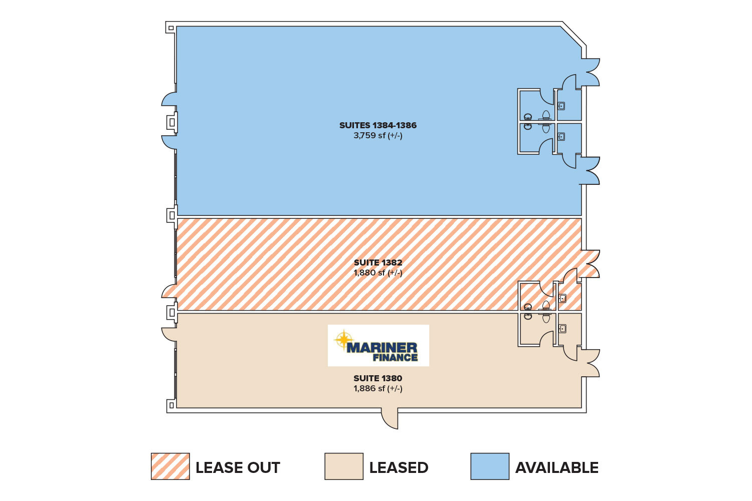 1300-1320 Hanover Ave, Allentown, PA en alquiler Plano de la planta- Imagen 1 de 1