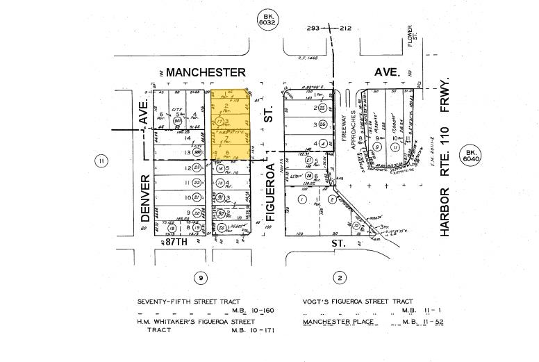 500 W Manchester Ave, Los Angeles, CA en venta - Plano de solar - Imagen 3 de 10
