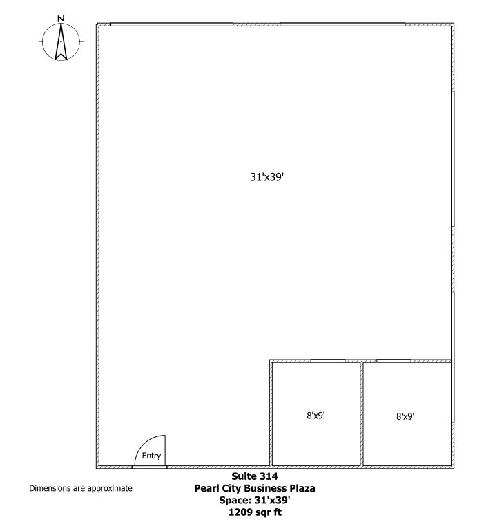 803 Kamehameha Hwy, Pearl City, HI en alquiler Plano de la planta- Imagen 1 de 1