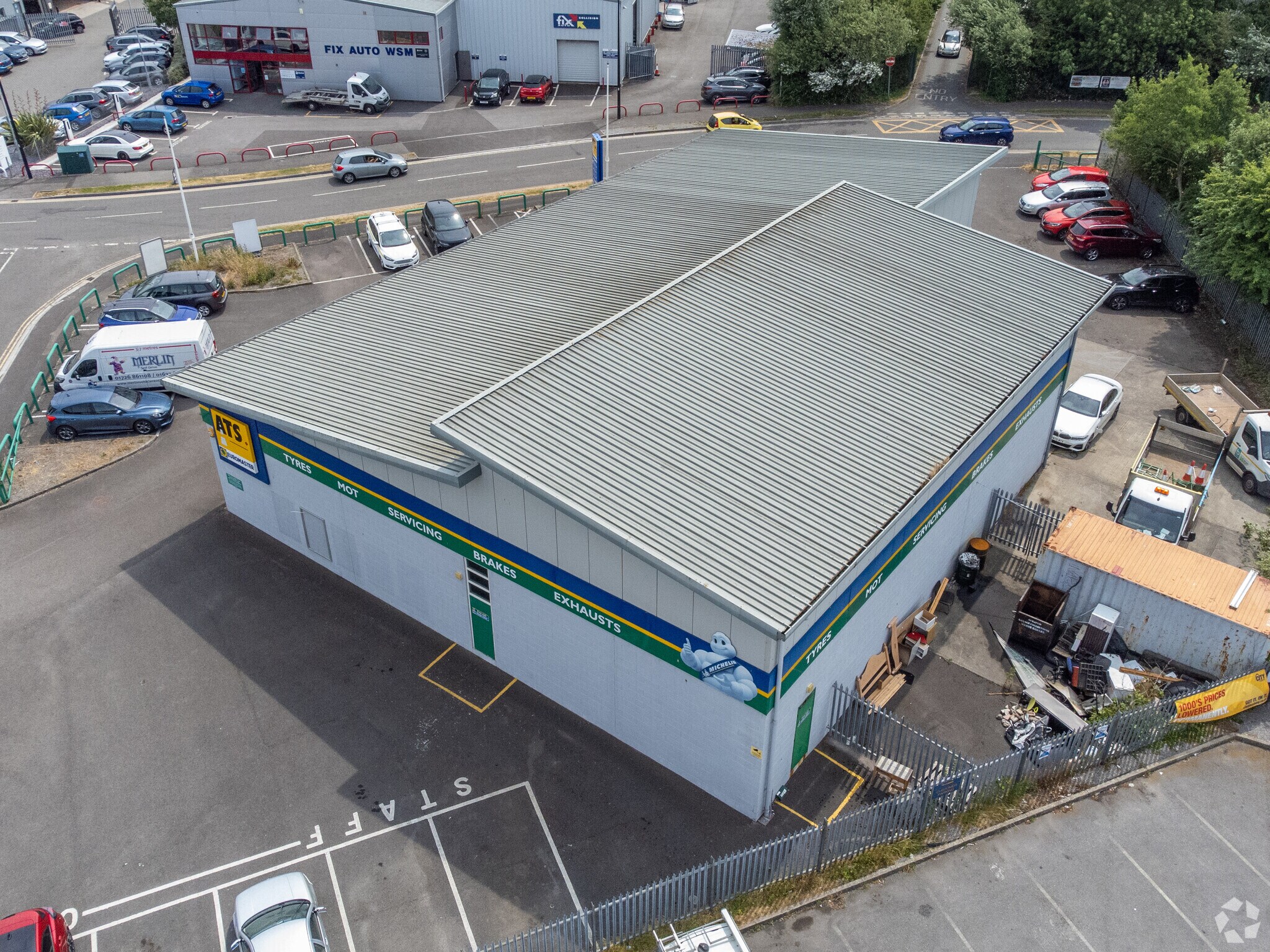 Aisecome Way, Weston Super Mare en venta Vista aérea- Imagen 1 de 3