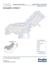 21550 Oxnard St, Woodland Hills, CA en alquiler Plano de la planta- Imagen 1 de 1