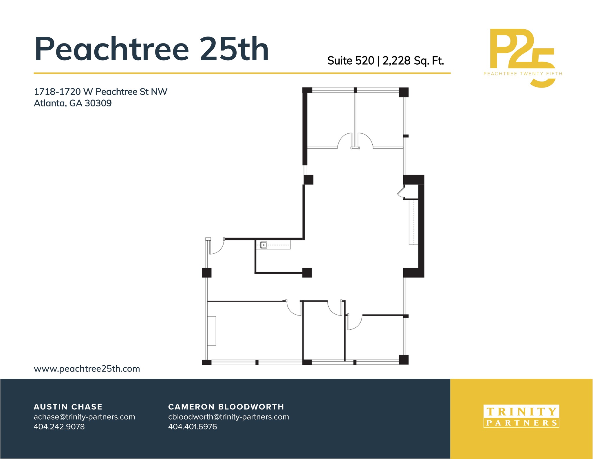 1718-1720 NW Peachtree St, Atlanta, GA en alquiler Plano del sitio- Imagen 1 de 1