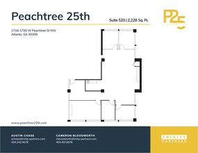 1718-1720 NW Peachtree St, Atlanta, GA en alquiler Plano del sitio- Imagen 1 de 1