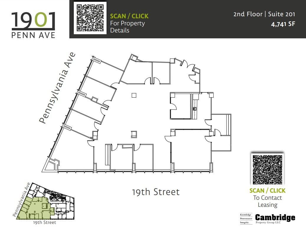 1901 Pennsylvania Ave NW, Washington, DC en alquiler Plano de la planta- Imagen 1 de 1