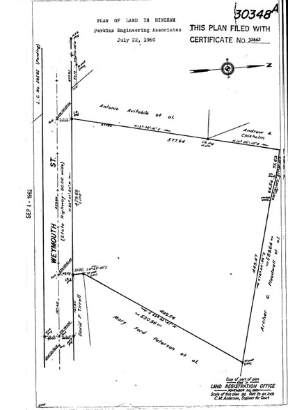 60 Sharp St, Hingham, MA en alquiler - Plano de solar - Imagen 3 de 12