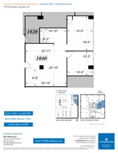 1970 Broadway, Oakland, CA en alquiler Plano de la planta- Imagen 1 de 1