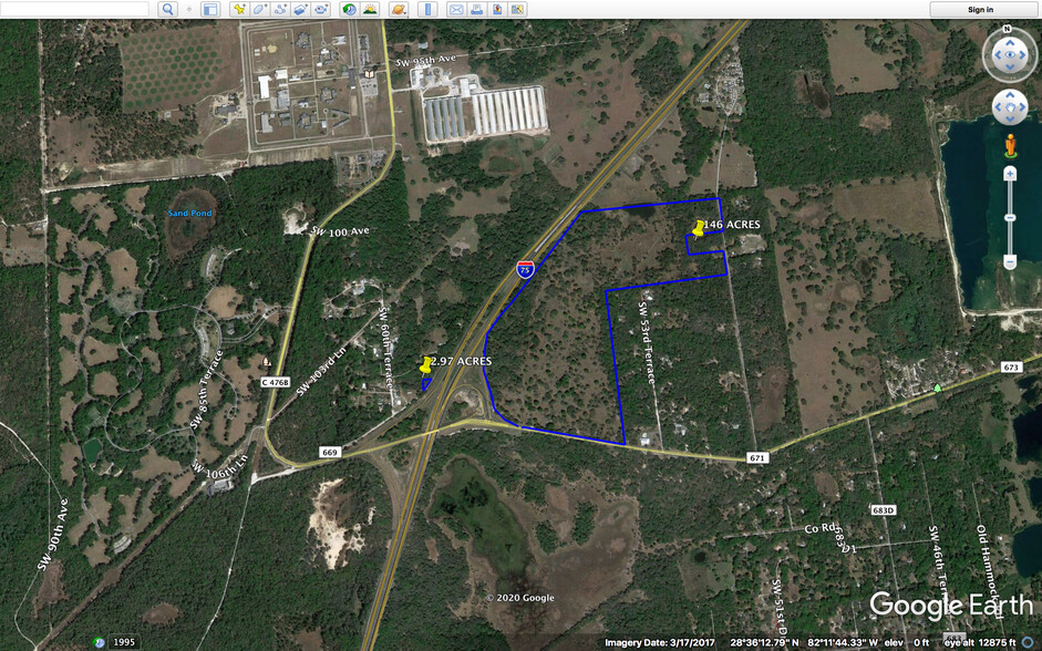 146 Acres I-75 Interchange Land, Bushnell, FL en venta - Foto del edificio - Imagen 2 de 23