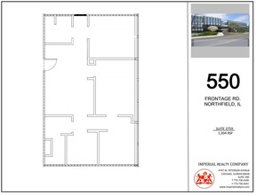 540-550 W Frontage Rd, Northfield, IL en alquiler Plano de la planta- Imagen 1 de 5