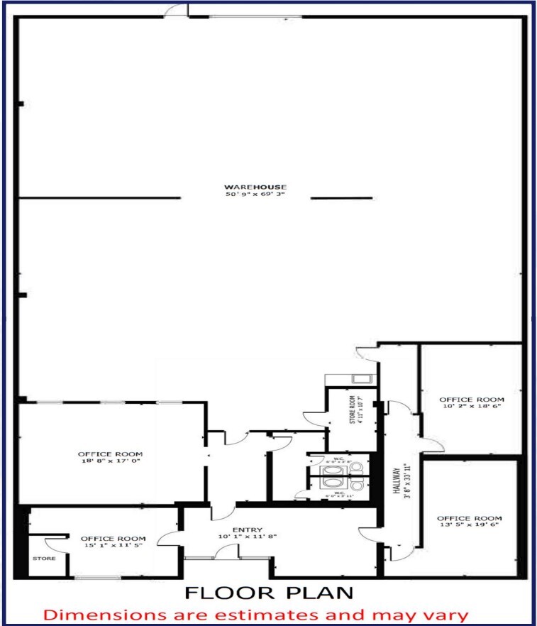 1817 1st St, San Fernando, CA en alquiler Plano de la planta- Imagen 1 de 1