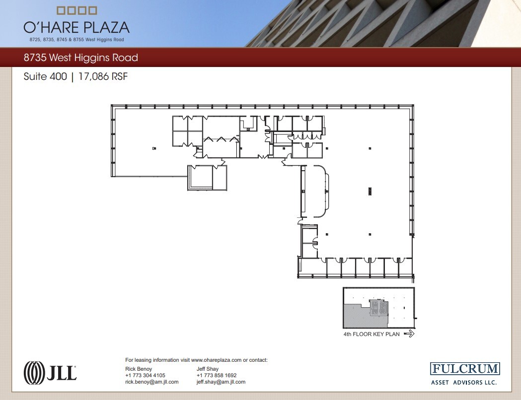 8725 W Higgins Rd, Chicago, IL en alquiler Plano de la planta- Imagen 1 de 1