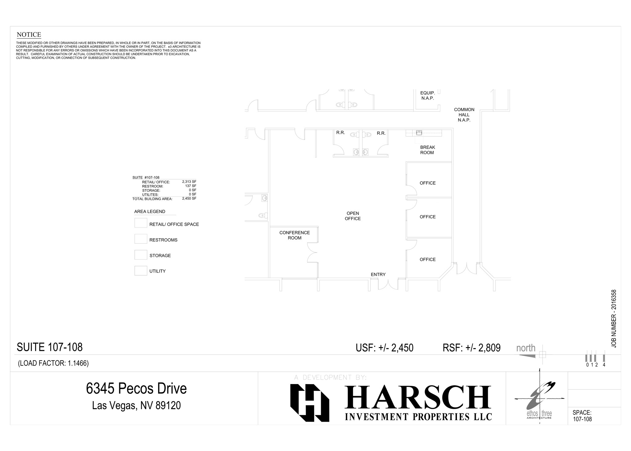 6345 S Pecos Rd, Las Vegas, NV en alquiler Plano del sitio- Imagen 1 de 1