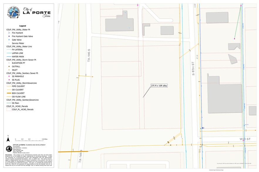 State Hwy 146 Feeder Road & 8th Street, La Porte, TX en venta - Plano del sitio - Imagen 3 de 3