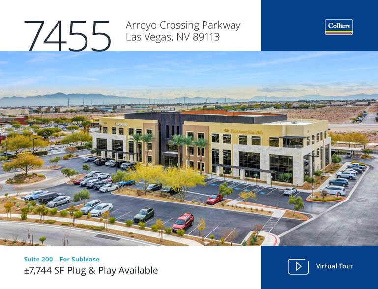 7455 Arroyo Crossing Pky, Las Vegas, NV en alquiler - Foto del edificio - Imagen 1 de 4