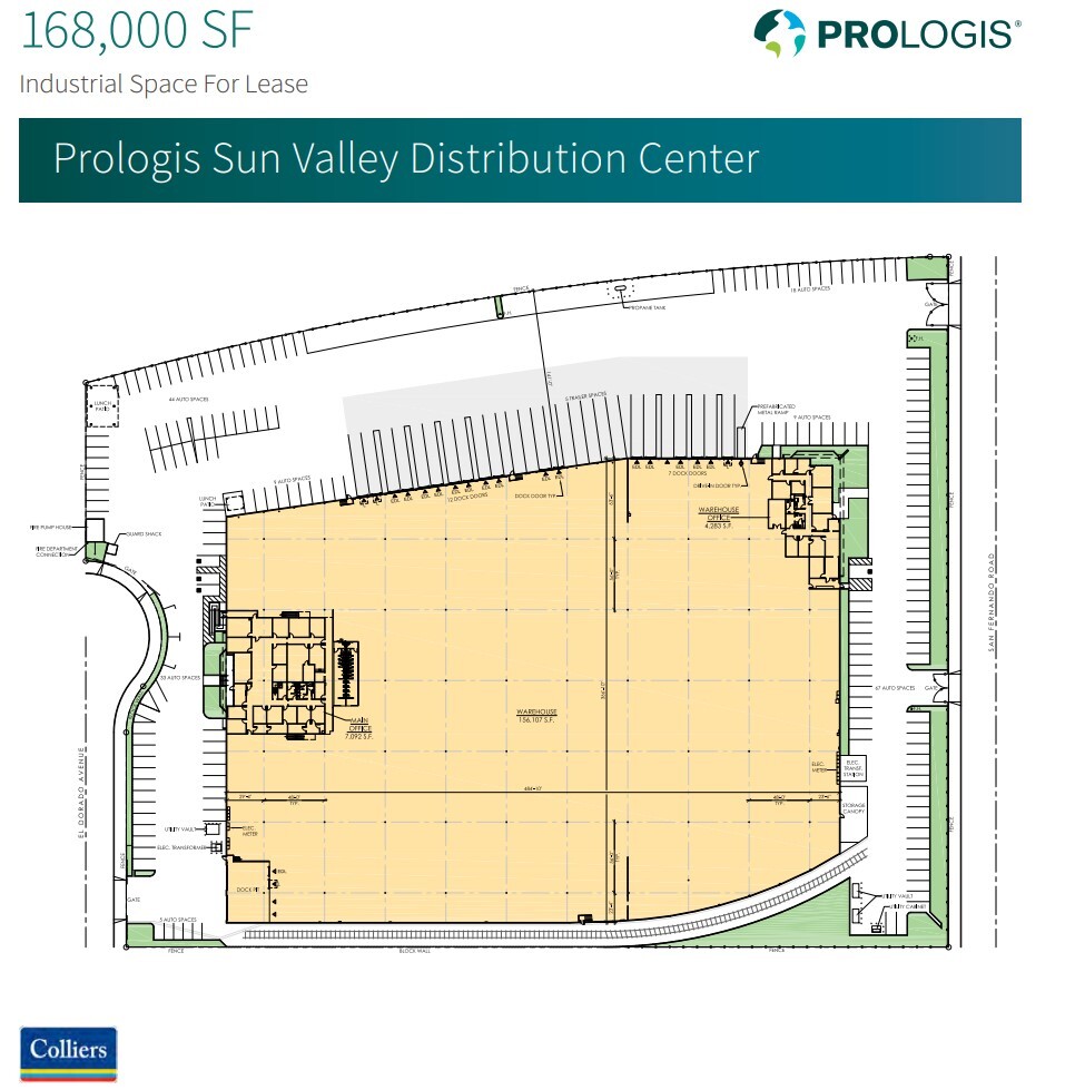 9500 El Dorado Ave, Sun Valley, CA en alquiler Plano de la planta- Imagen 1 de 1