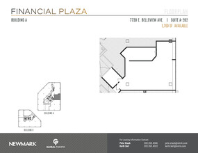 7730 E Belleview Ave, Greenwood Village, CO en alquiler Plano de la planta- Imagen 1 de 2