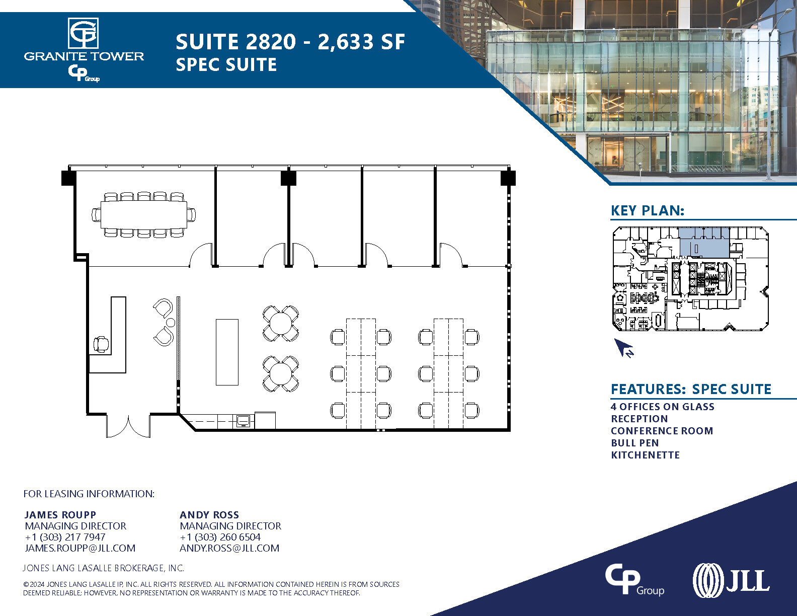 1099 18th St, Denver, CO en alquiler Plano de la planta- Imagen 1 de 1