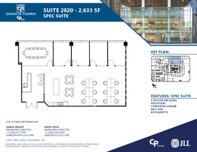 1099 18th St, Denver, CO en alquiler Plano de la planta- Imagen 1 de 1