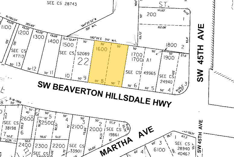 4605-4611 SW Beaverton Hillsdale Hwy, Portland, OR en venta - Plano de solar - Imagen 2 de 3