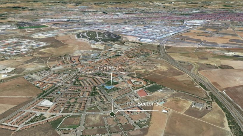 Avenida de Olmedo, 10, Cistérniga, Valladolid en venta - Vista aérea - Imagen 2 de 3