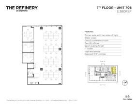 300 Kent Ave, Brooklyn, NY en alquiler Plano de la planta- Imagen 1 de 11