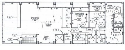 1629 Telegraph Ave, Oakland, CA en alquiler Plano de la planta- Imagen 1 de 11