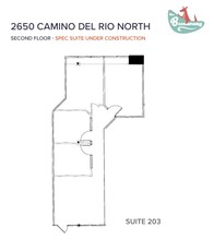 2650 Camino del Rio N, San Diego, CA en alquiler Plano de la planta- Imagen 1 de 1