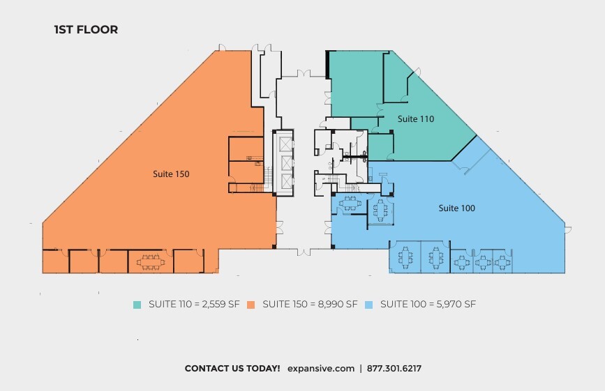 2150 N 1st St, San Jose, CA en alquiler Plano de la planta- Imagen 1 de 9