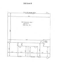 300-330 Detroit Ave, Monroe, MI en alquiler Plano de la planta- Imagen 1 de 1